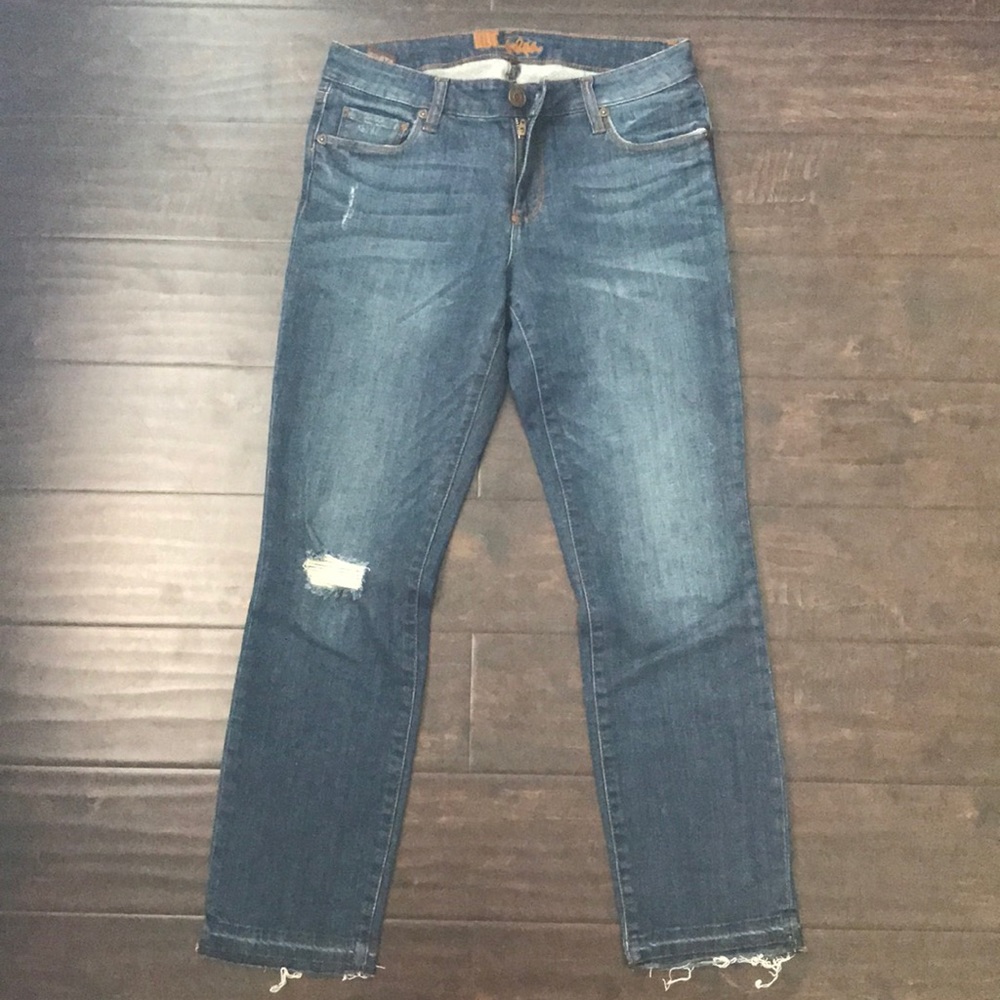 Medium wash denim jeans